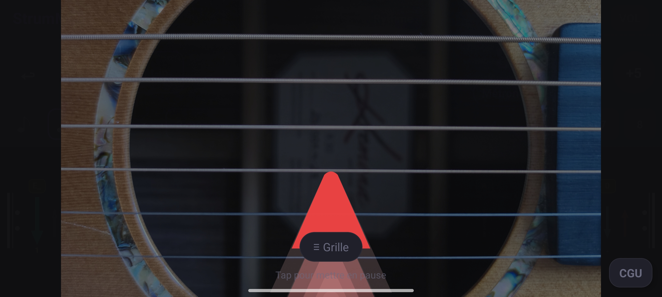 Strumetric — placement du mouvement